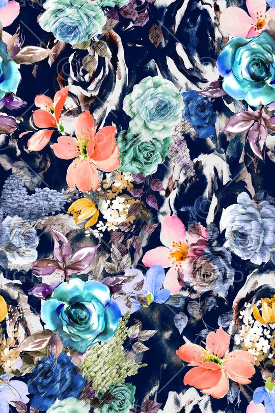 抽象印花华亿平台图片