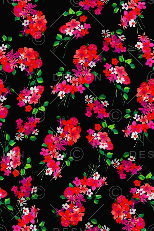 小碎花印花华亿平台图片