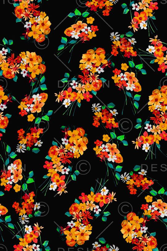 小碎花印花华亿平台图片