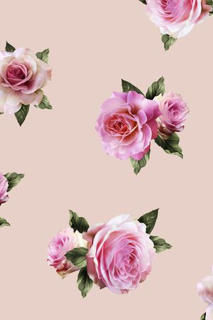 玫瑰印花华亿平台图片