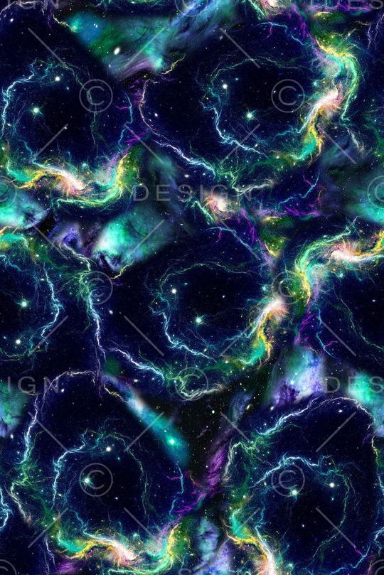 抽象手绘太空纹理印花印花华亿平台图片