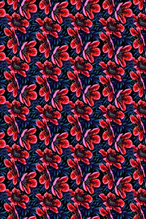 小碎花印花华亿平台图片