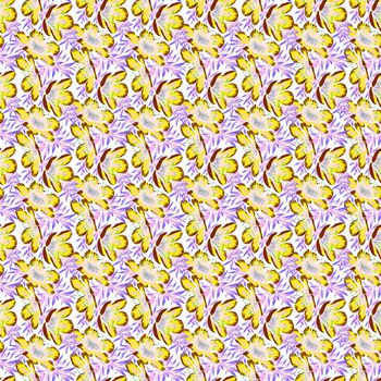 708563-蓝花朵叶子黄