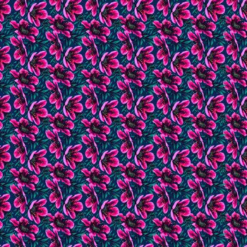 708564-蓝花朵叶子绿