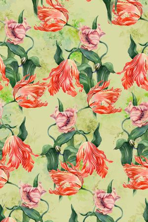 手绘印花华亿平台图片