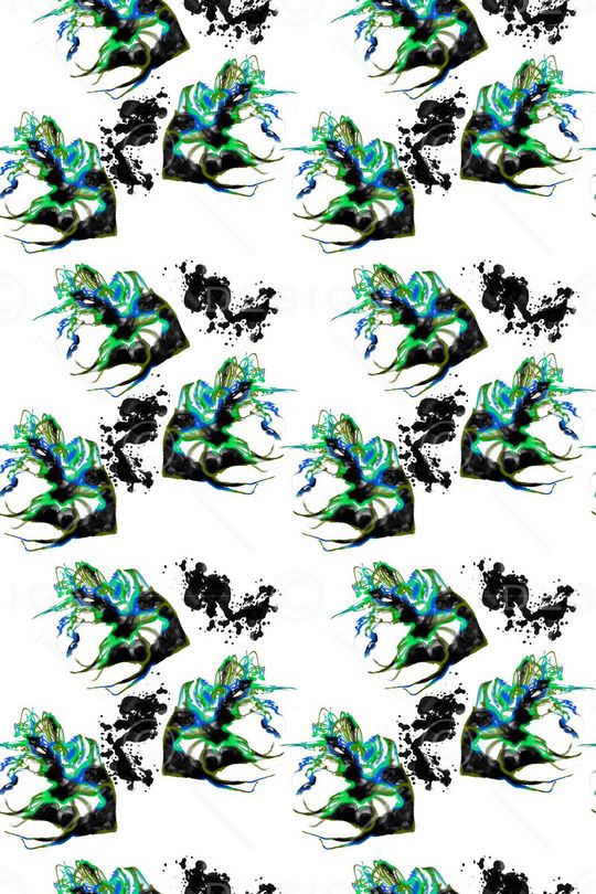 手绘抽象印花华亿平台图片