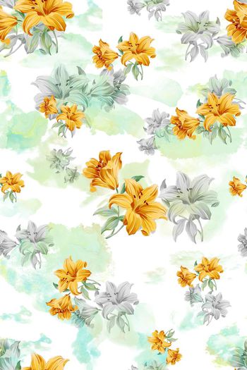 清新印花华亿平台图片