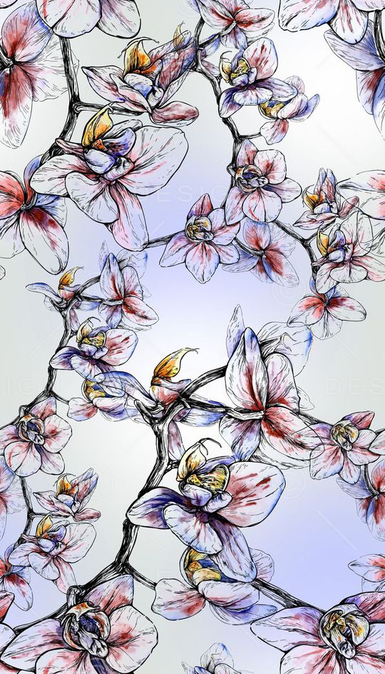 手绘印花华亿平台图片