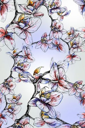 手绘印花华亿平台图片