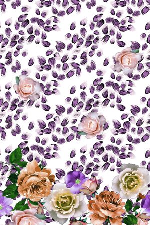 花瓣印花华亿平台图片