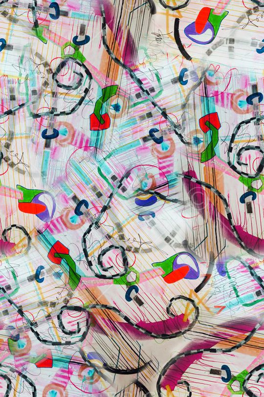 卡通图案印花华亿平台图片