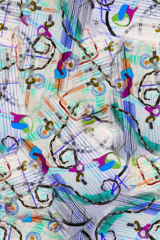 卡通图案印花华亿平台图片