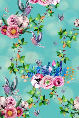 花朵印花华亿平台图片