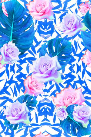 抽象自然印花华亿平台图片