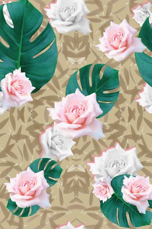 抽象自然印花华亿平台图片