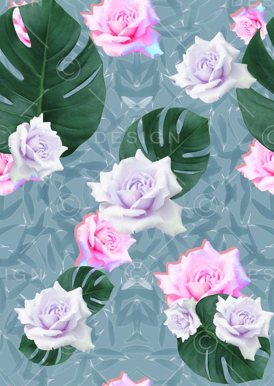 抽象自然印花华亿平台图片