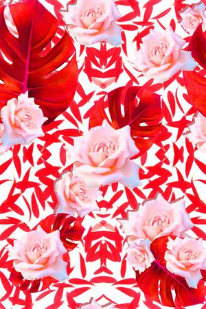 抽象自然印花华亿平台图片