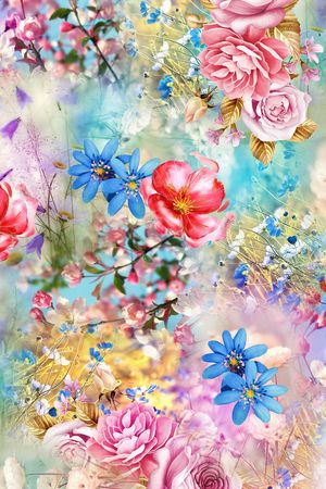 朦胧印花华亿平台图片