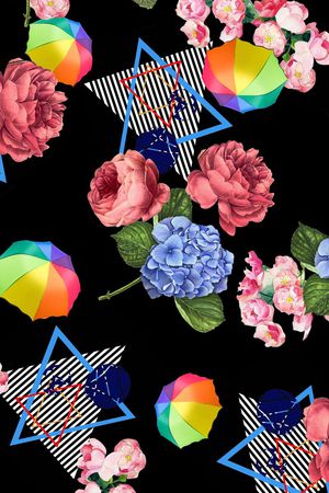 几何印花华亿平台图片