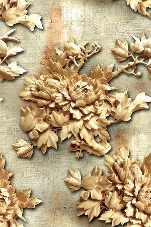 中国风印花华亿平台图片