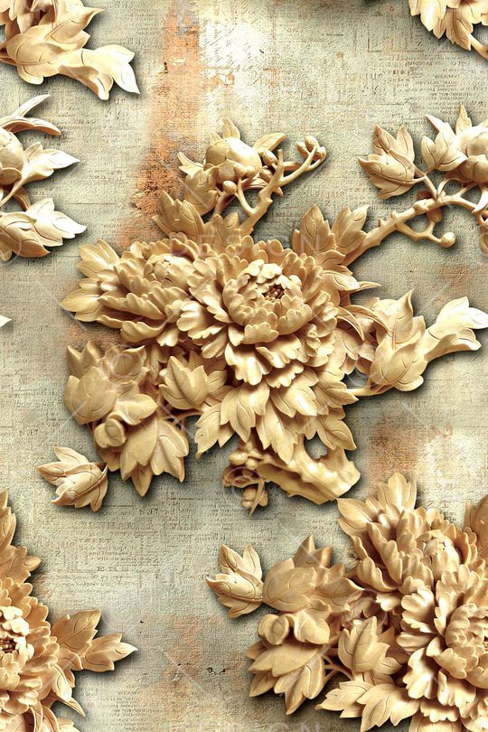 中国风印花华亿平台图片