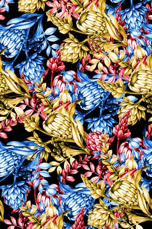 手绘印花华亿平台图片