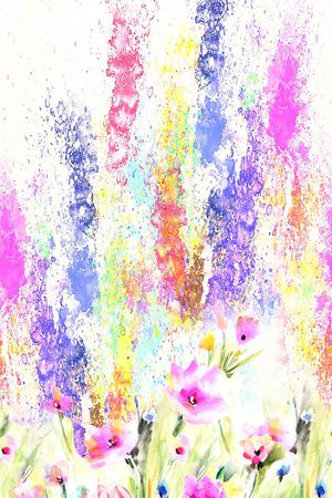 手绘印花华亿平台图片