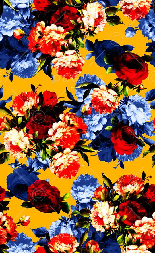 高清花卉印花华亿平台图片