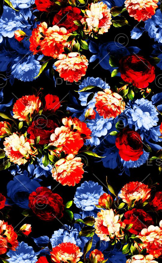 高清花卉印花华亿平台图片