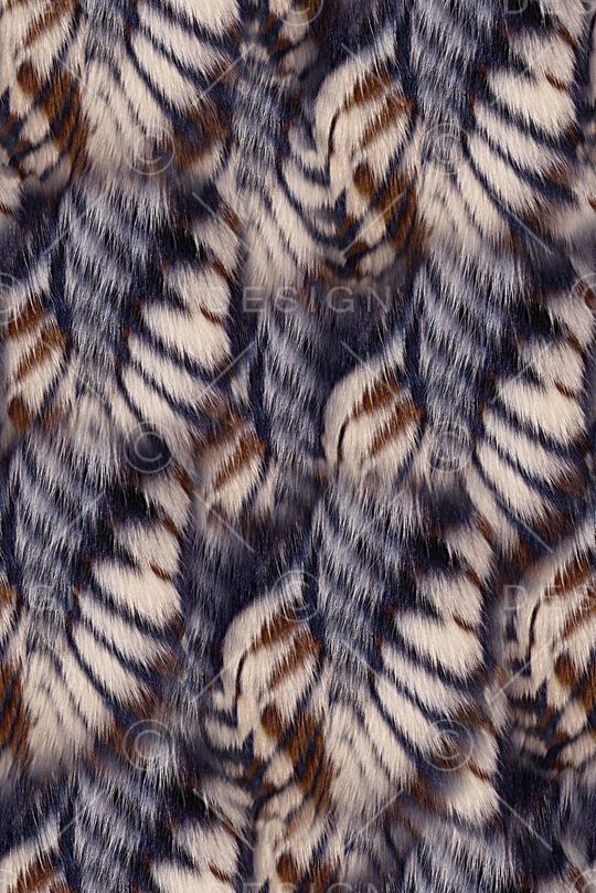 抽象貂毛纹理印花印花华亿平台图片