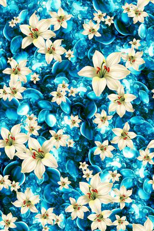 花朵印花华亿平台图片