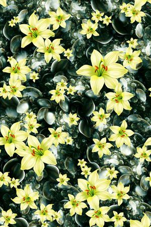 花朵印花华亿平台图片