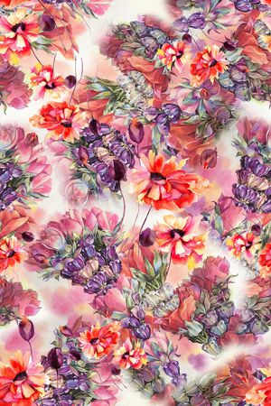 花朵印花华亿平台图片