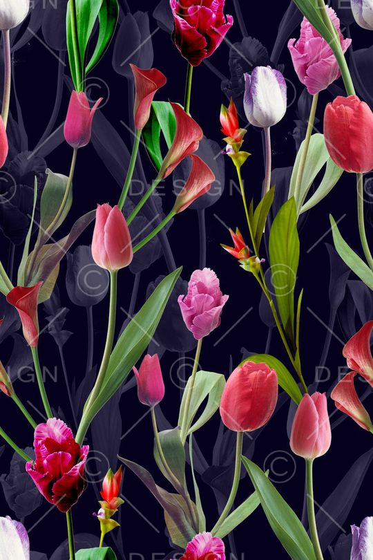 花朵印花华亿平台图片