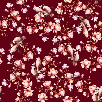 709117-粉色鹦鹉花朵酒