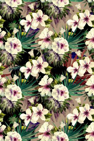 花朵印花华亿平台图片