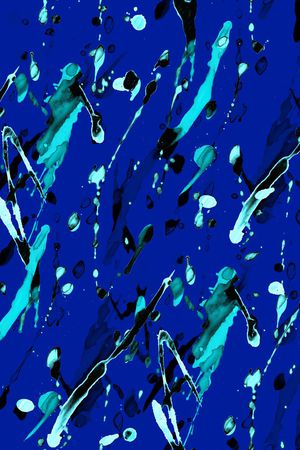 抽象笔触印花华亿平台图片