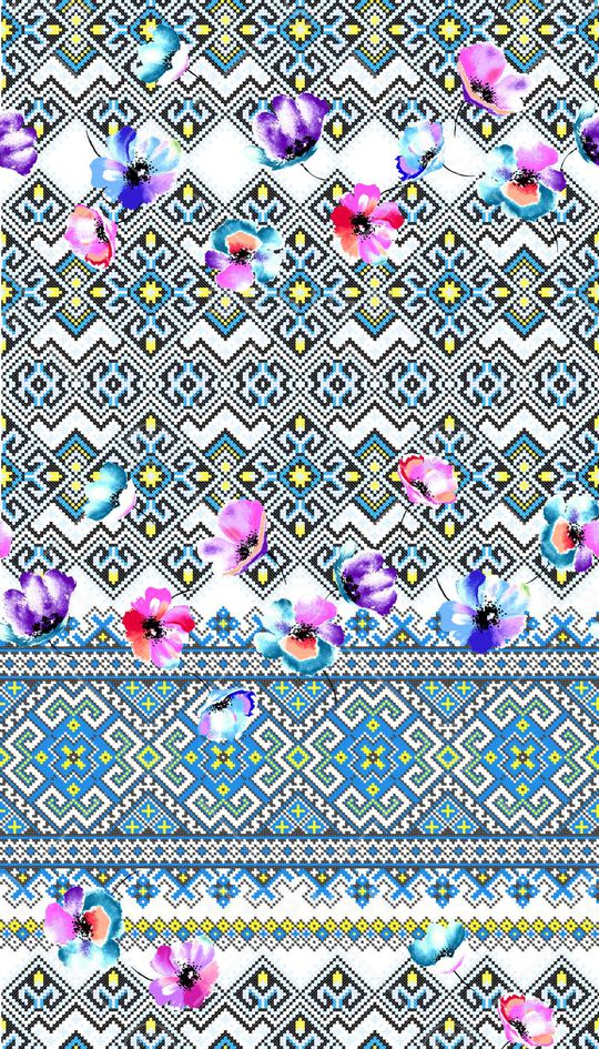 民族风印花华亿平台图片