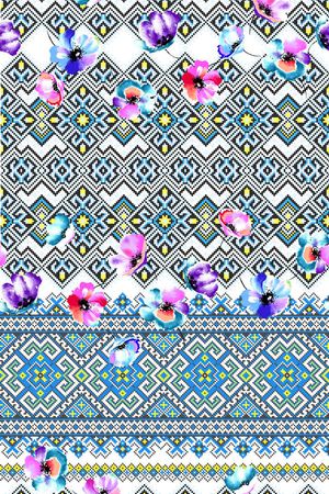 民族风印花华亿平台图片