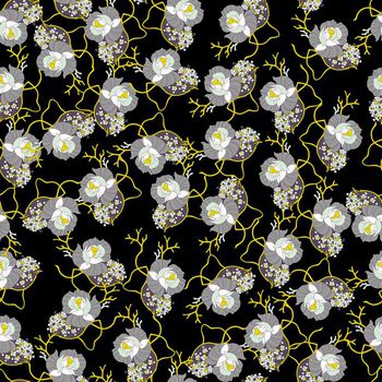 709423-藤子花卉黑