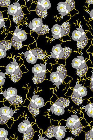 乱花印花华亿平台图片