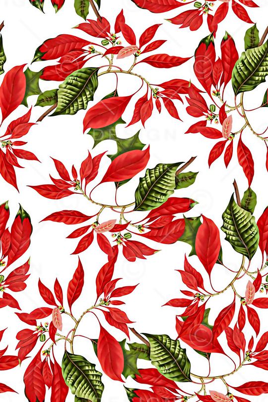 抽象手绘满版树叶纹理印花华亿平台图片