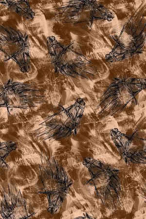 抽象印花华亿平台图片