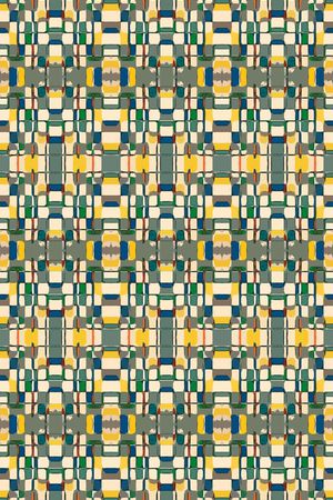 几何图案印花华亿平台图片