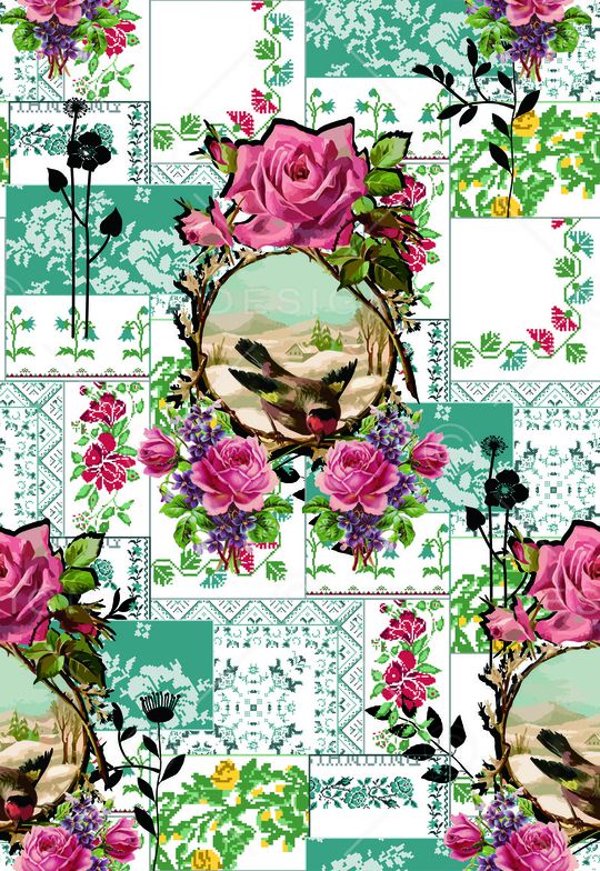 地毯印花华亿平台图片