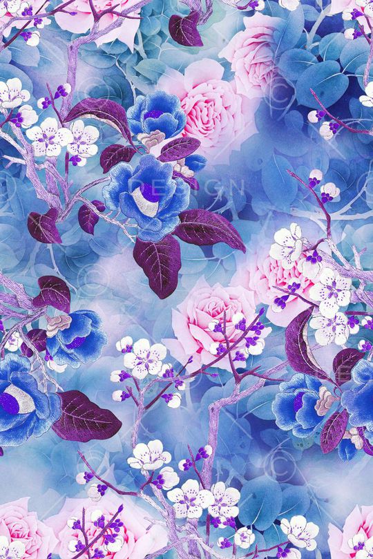 花朵印花华亿平台图片