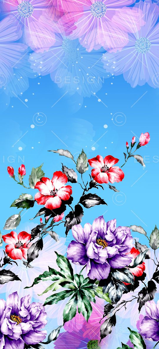 A.I.F时尚雪纺华亿平台印花华亿平台图片