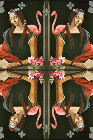 复古风印花华亿平台图片