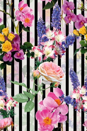 花朵印花华亿平台图片