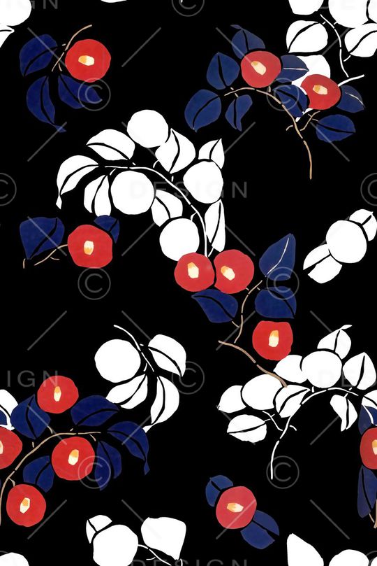 树叶印花华亿平台图片